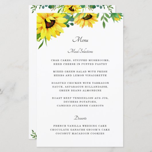 Papier voor donkerbruin rondzwevende bloem (Voorkant / Achterkant)