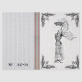 Papier voor drukvulling bij burlap (Voorkant)