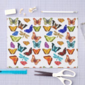 Papier voor drukweefsel met botervlieg (Craft)