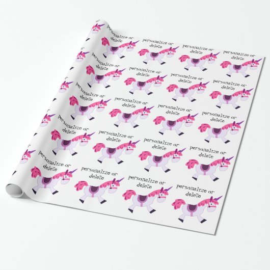 Papier voor eenmalig inpakken personaliseren (Uitgerold)