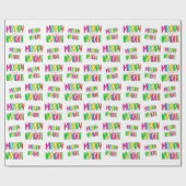 Papier voor fijne kerst en heldere kerstpakking (Vlak)