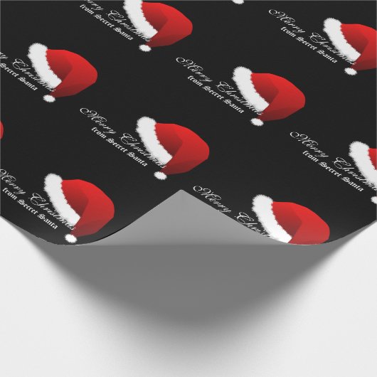 Papier voor fijne kerst van de geheime kerstman (Hoek)