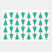 Papier voor fijne kerstaven met kerstinslag, set v inpakpapier vel (Voorkant 3)