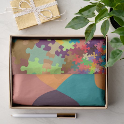 papier voor fractale puzzel (Geschenk)