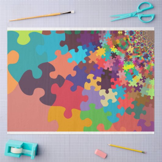 papier voor fractale puzzel (Craft)