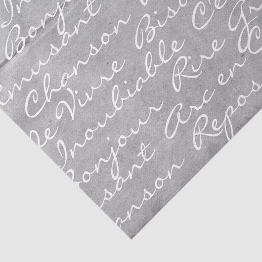 Papier voor Frans taalscript (grijs) (Detail)