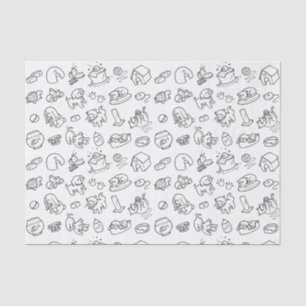 Papier voor Gewonnen weefsel