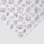 Papier voor Gewonnen weefsel (Detail)