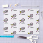 Papier voor gierig giro-roze tennis racket, aangep (Craft)