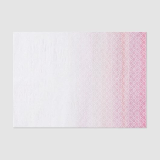 Papier voor giftig papier met roze schuine mermaïd (Voorkant)