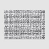 Papier voor grafisch alfabet-soep (Voorkant)