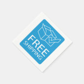 Papier voor gratis verzending Napkins Servet (Hoek)
