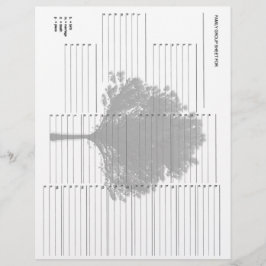 Papier voor groep van families