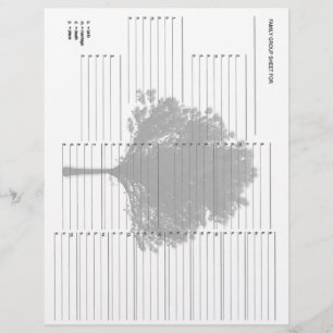 Papier voor groep van families