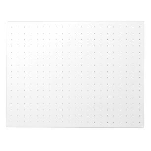 Papier voor grote puntstukgrafiek notitieblok