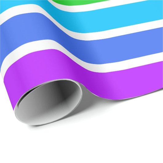 Papier voor grote regenboog en witte strepen (Rol Hoek)