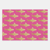 Papier voor haaienonmiddellijke verpakking Reeks 3 Inpakpapier Vel (Voorkant)