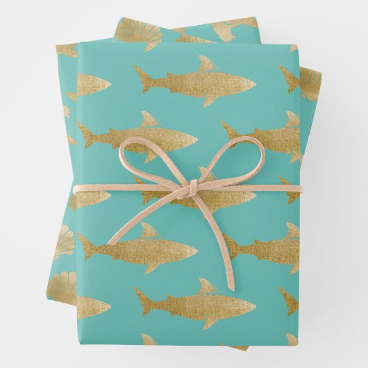 Papier voor haaienonmiddellijke verpakking Reeks 3 Inpakpapier Vel (In situ)