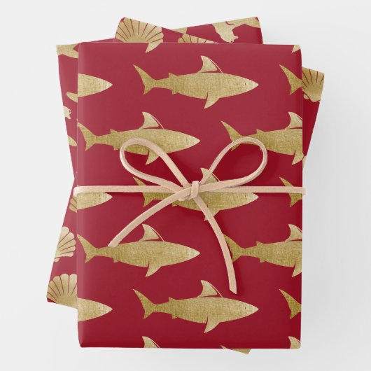 Papier voor haaienonmiddellijke verpakking Reeks 3 Inpakpapier Vel (In situ)