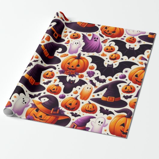 Papier voor Halloween (Uitgerold)