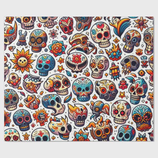 Papier voor Halloween... (Vlak)