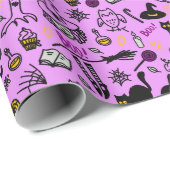 Papier voor Halloween. (Rol Hoek)