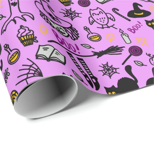 Papier voor Halloween. (Rol Hoek)