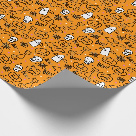 Papier voor Halloween. (Hoek)