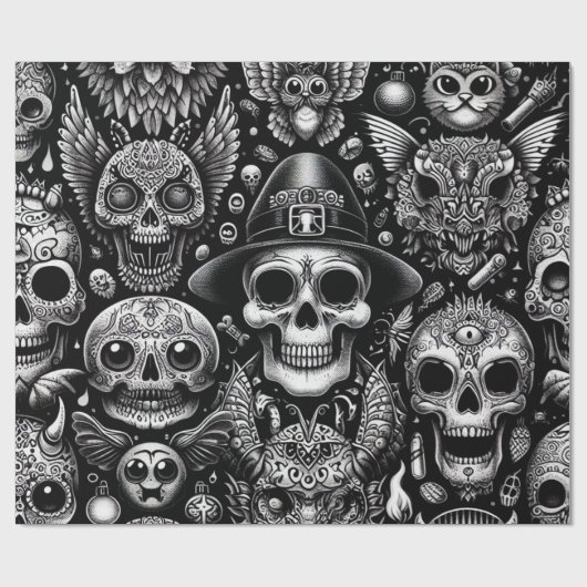 Papier voor Halloween (Vlak)