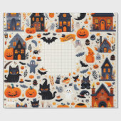 Papier voor Halloween (Vlak)