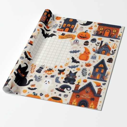 Papier voor Halloween (Uitgerold)