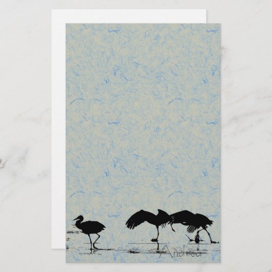 Papier voor handgemaakte kranen (Voorkant / Achterkant)