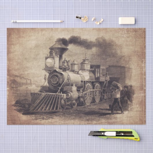 papier voor het aftappen van treinen (Craft)
