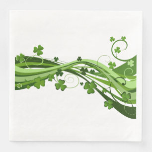 Papier voor het dineren Napkins-Saint Patrick's Servet