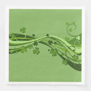 Papier voor het dineren Napkins-Saint Patrick's Servetten