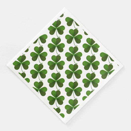 Papier voor het dineren Napkins-Saint Patrick's Servetten (Hoek)