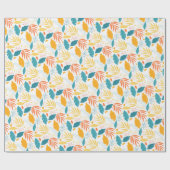 papier voor het inpakken van blauw en goudfoliën (Vlak)