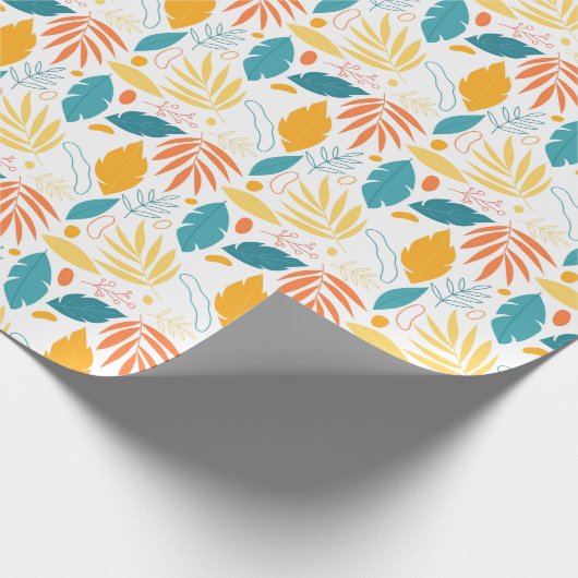 papier voor het inpakken van blauw en goudfoliën (Hoek)