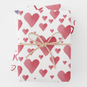 Papier voor het inpakken van liefde en hart inpakpapier vel (In situ)