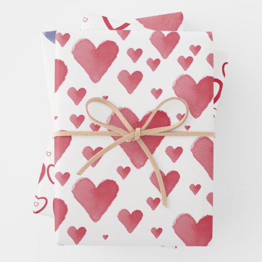 Papier voor het inpakken van liefde en hart inpakpapier vel (In situ)