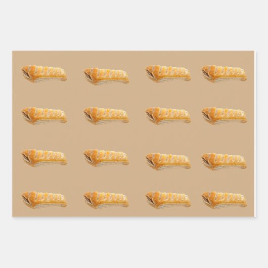 Papier voor het inpakken van worst inpakpapier vel (Voorkant 2)