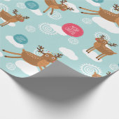 Papier voor het invullen van kerstcadeaus voor ren (Hoek)