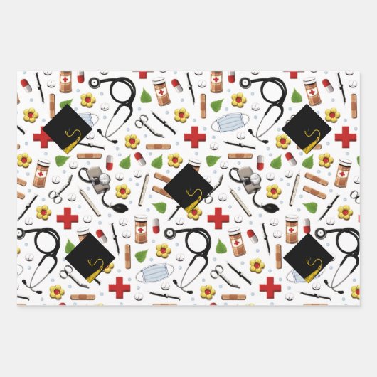 Papier voor het invullen van zure Afstuderen Inpakpapier Vel (Voorkant 3)