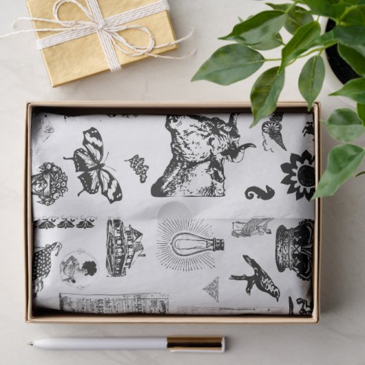  papier voor het loskoppelen van collage (Geschenk)