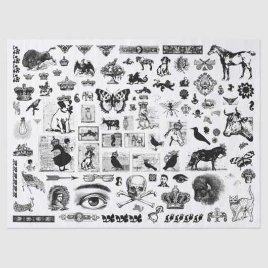 papier voor het loskoppelen van collage (Voorkant)