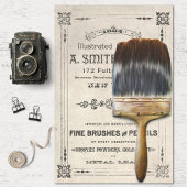  papier voor het loskoppelen van penseel