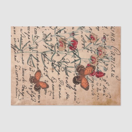 papier voor het losmaken van gesmolten vlinder (Voorkant)