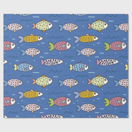 papier voor het omhullen van oceaanleven (Vlak)