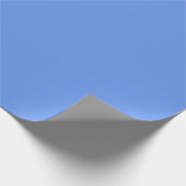 Papier voor het ompakken van cornflower Blue Matte (Hoek)