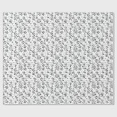 Papier voor het ompakken van flessen van zwart en  (Vlak)